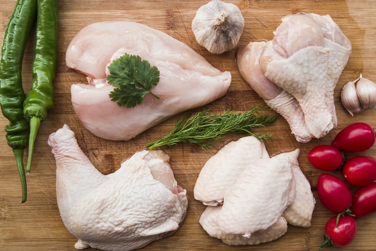 CSA - (4) Whole Chickens + (3) Chicken Cuts - Fitrah Farms