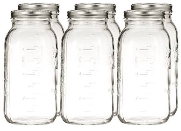 Half Gallon Glass Mason Jar – MGSPIRAL